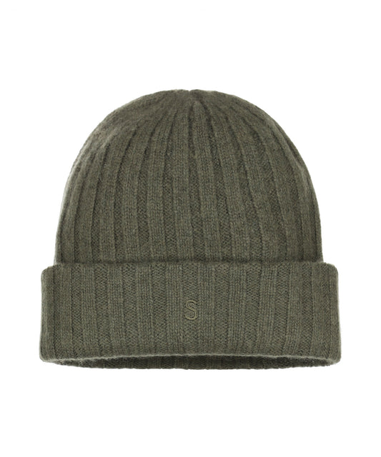 Beanie Cashmere | Moss Green