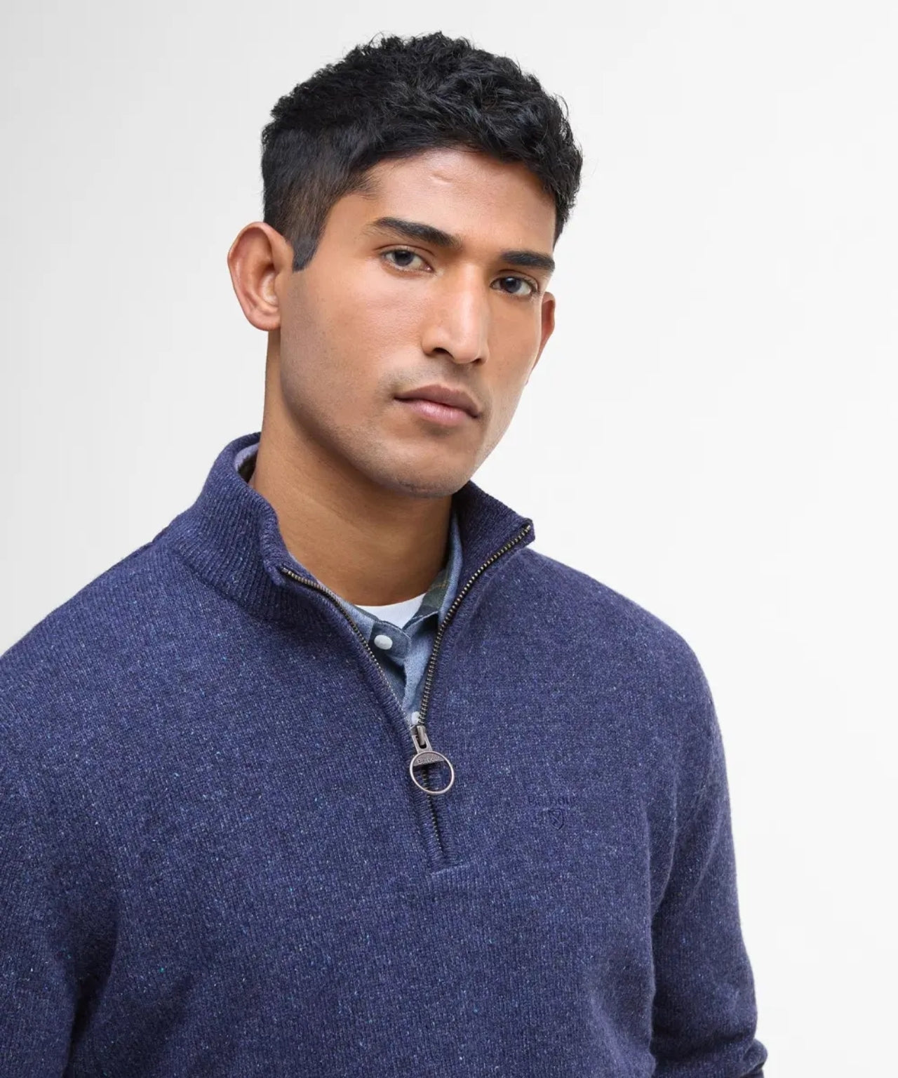 Tisbury High Neck Sweater | Blue
