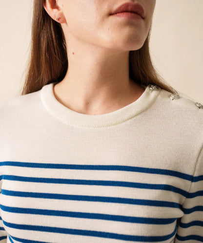 Pullover Maree IIR | Blanc/Lac