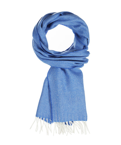 Sjaal Wol 30X180cm | Blauw