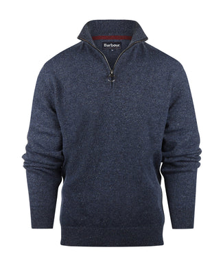 Trui Tisbury hoge rits | Blauw