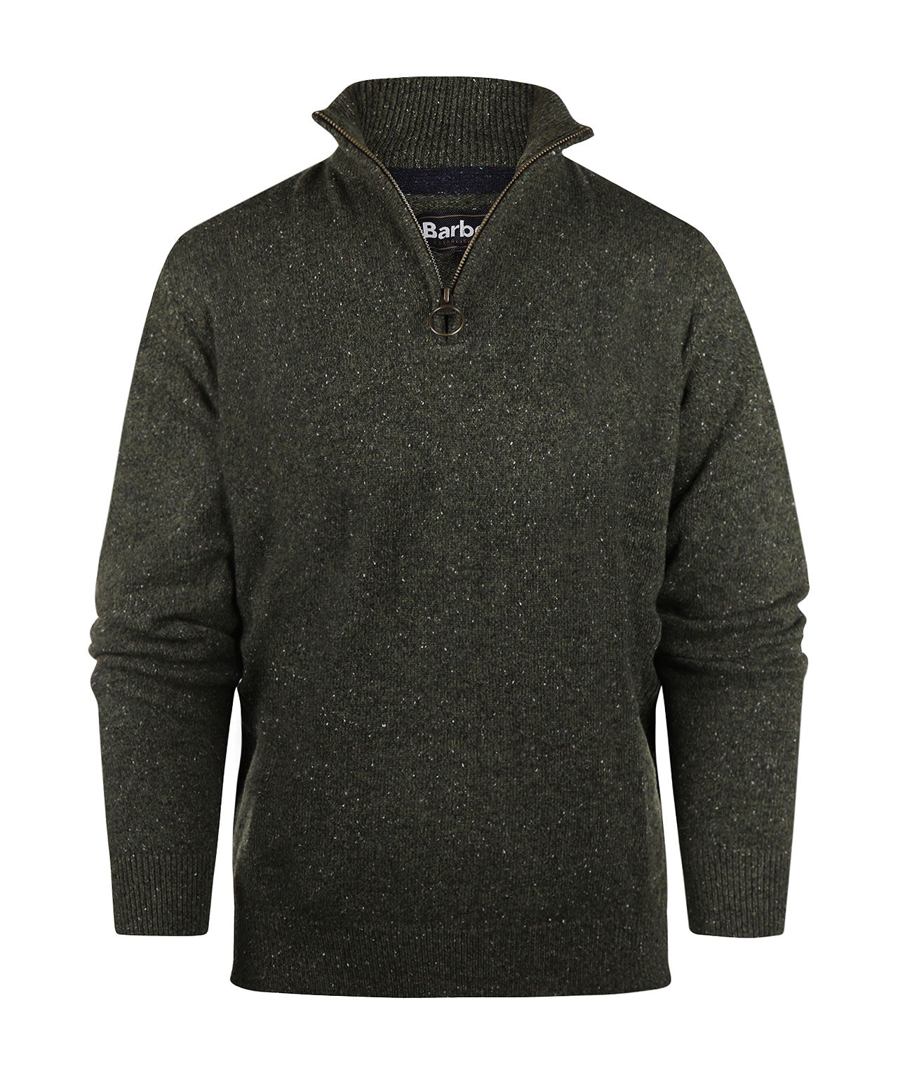 Tisbury Pullover mit hohem Reißverschluss | Grün