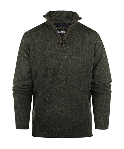 Tisbury Pullover mit hohem Reißverschluss | Grün
