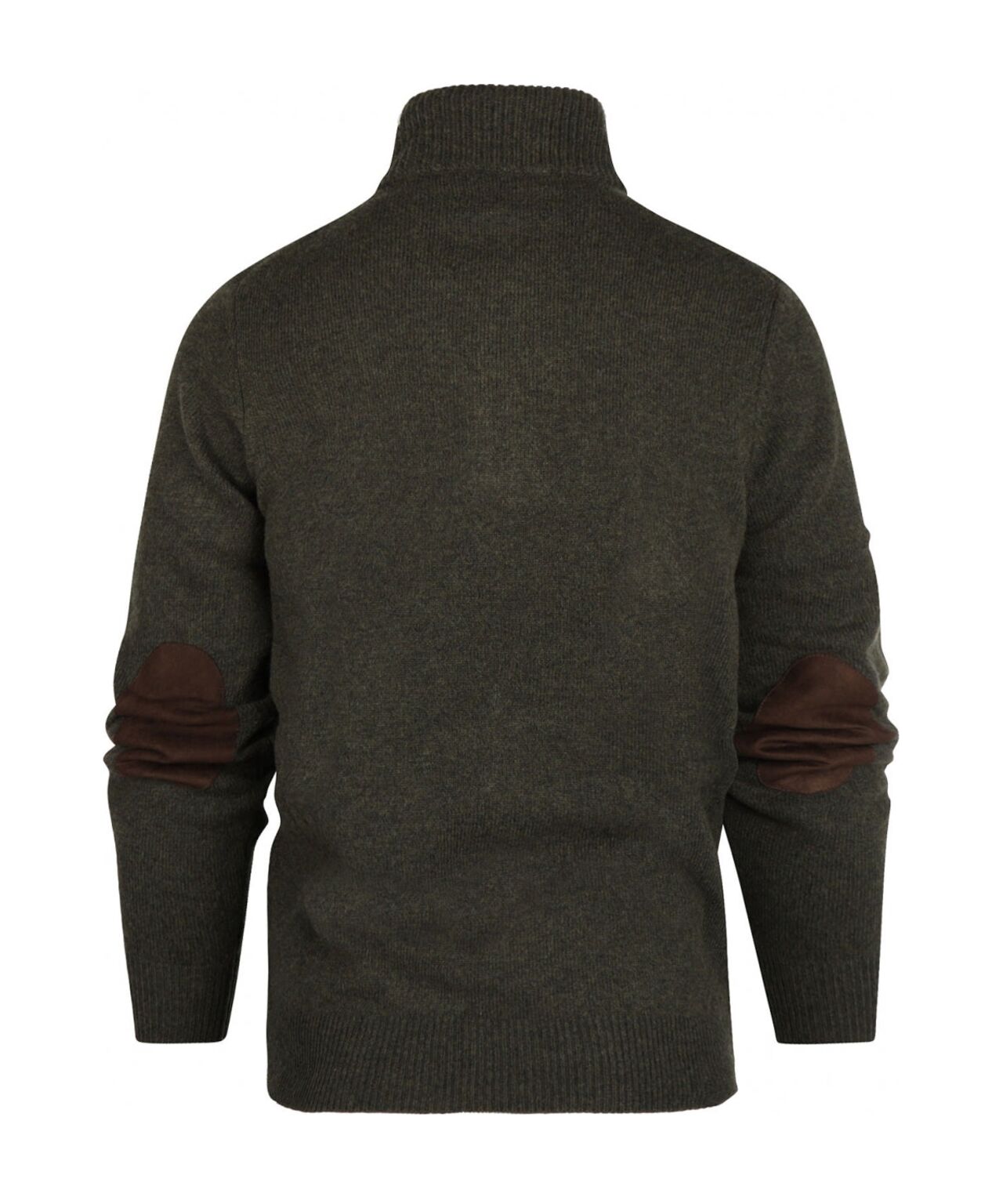 Elbow Patch Sweatshirt | Forest Green