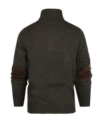 Elbow Patch Sweatshirt | Forest Green