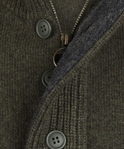 Elbow Patch Sweatshirt | Forest Green