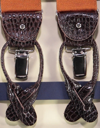 2-in-1 Braces with Clips and Straps | Brown