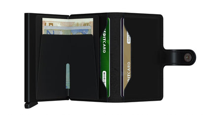 Miniwallet | Mat zwart