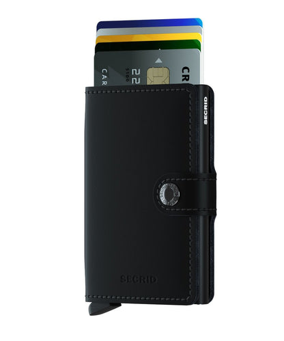 Miniwallet | Mat zwart