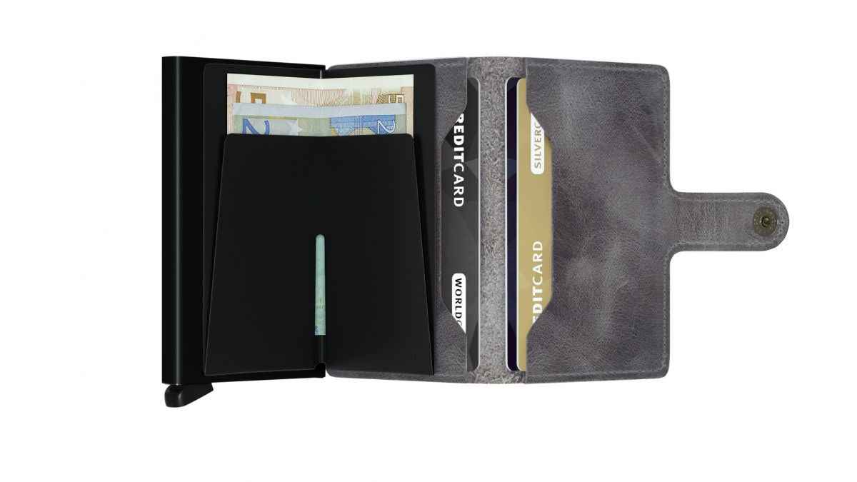 Miniwallet | Grijs melange