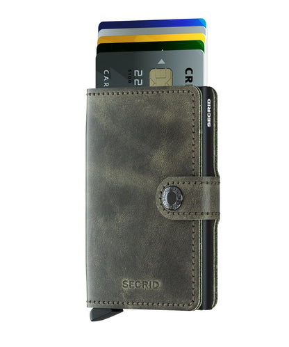 Miniwallet | Olijfgroen melange
