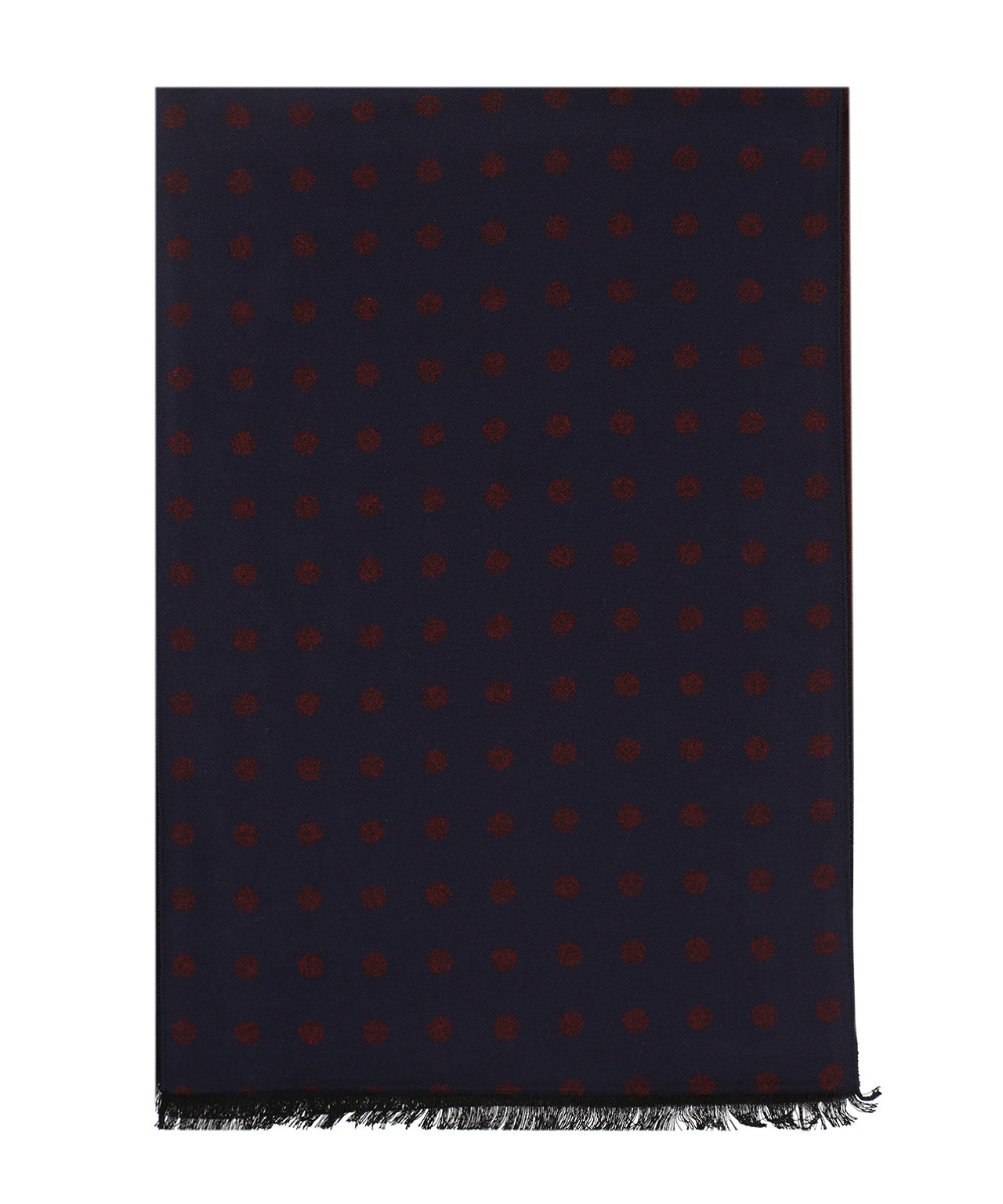 Viscose Scarf with classic Print | Blue