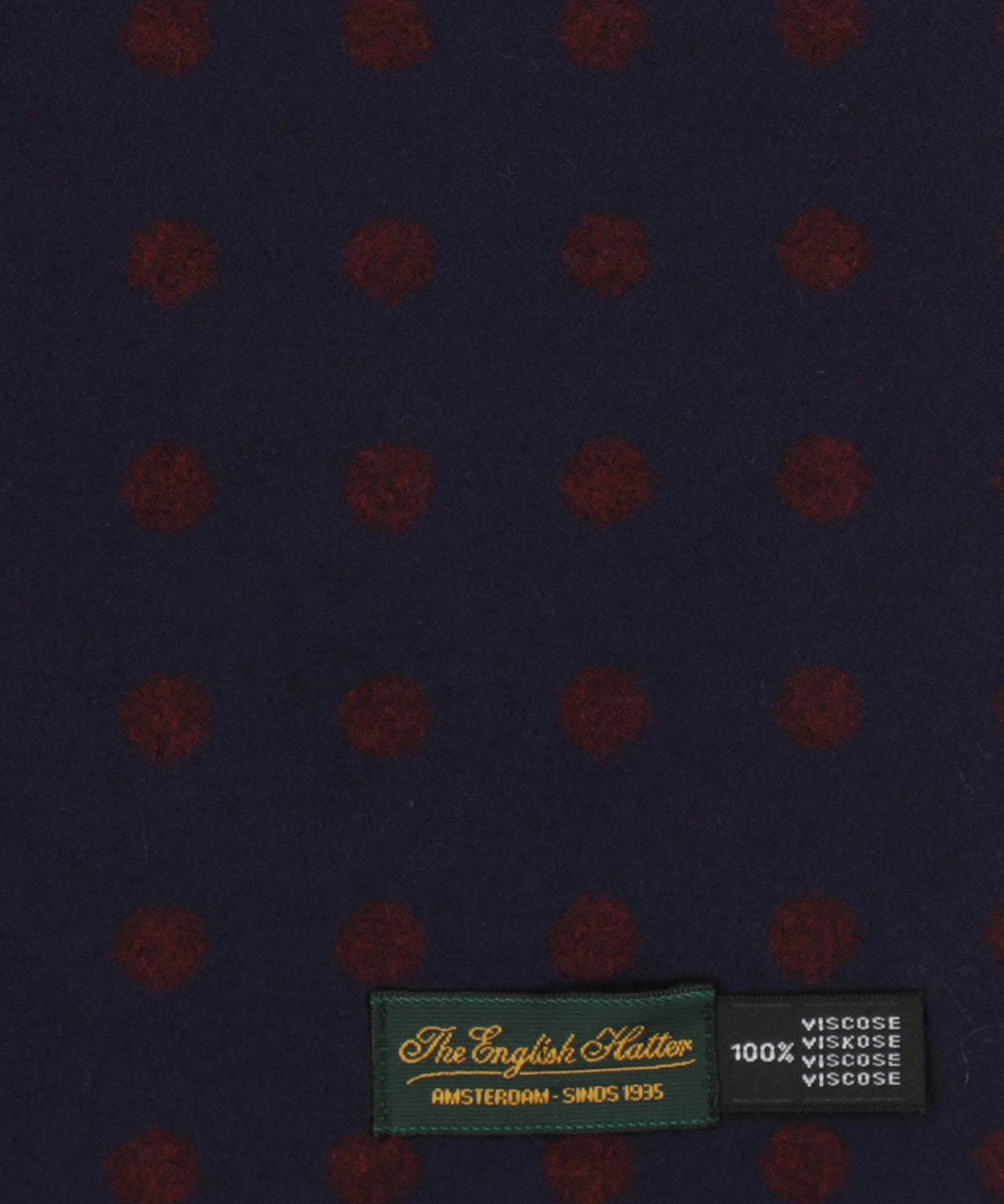 Viscose Scarf with classic Print | Blue