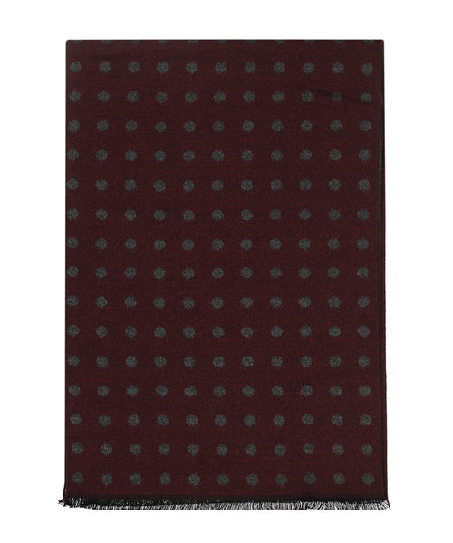 Viscose Sjaal met klassieke Print | Rood