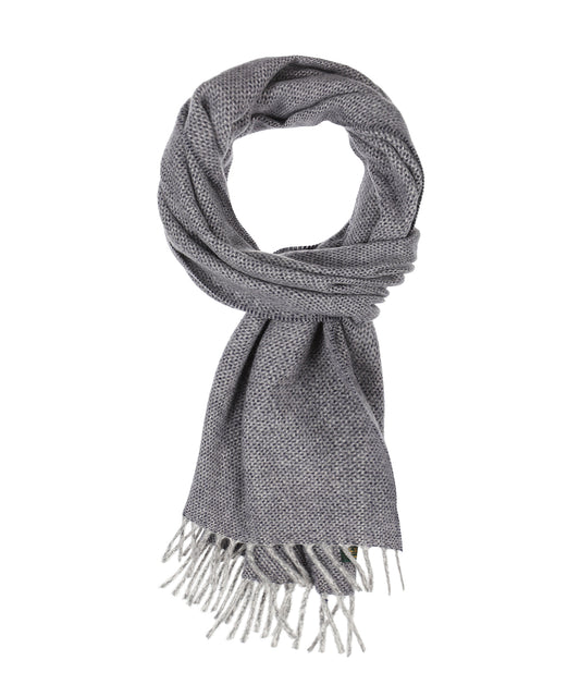 Sjaal Wol/Cashmere 35X190cm | Grijs Blauw