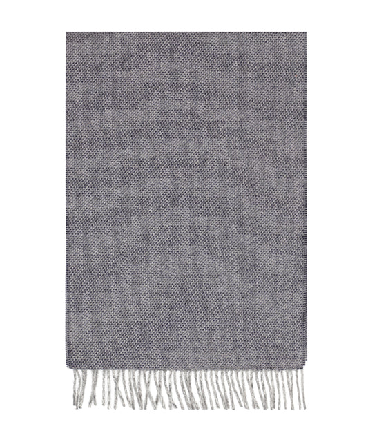Sjaal Wol/Cashmere 35X190cm | Grijs Blauw