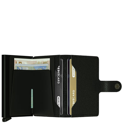 Miniwallet | Zwart crisple