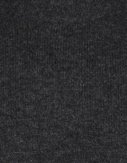 Alan Paine Shetland Pullover mit Rundhalsausschnitt | Anthrazitgrau
