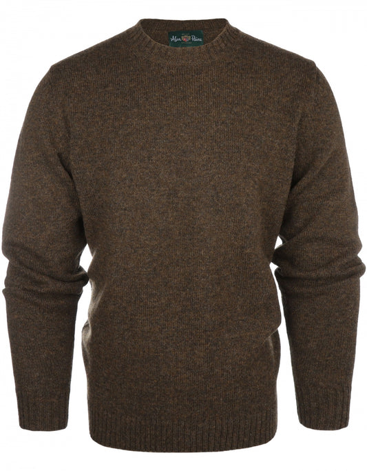 Ronde Hals Shetland Wol | Scots Pine