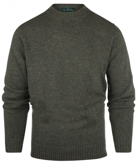 Ronde Hals Shetland Wol | Moorland