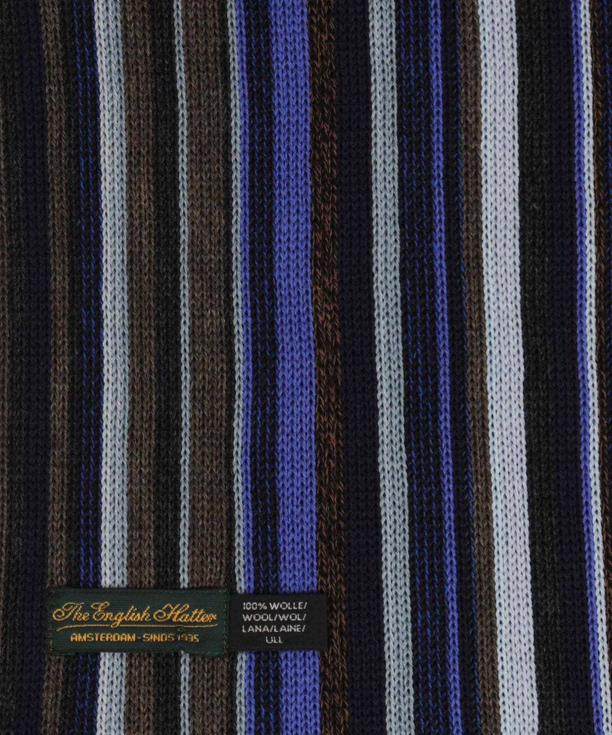 Wollstrickschal 180x26 | Blau