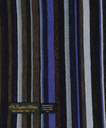 Wollstrickschal 180x26 | Blau