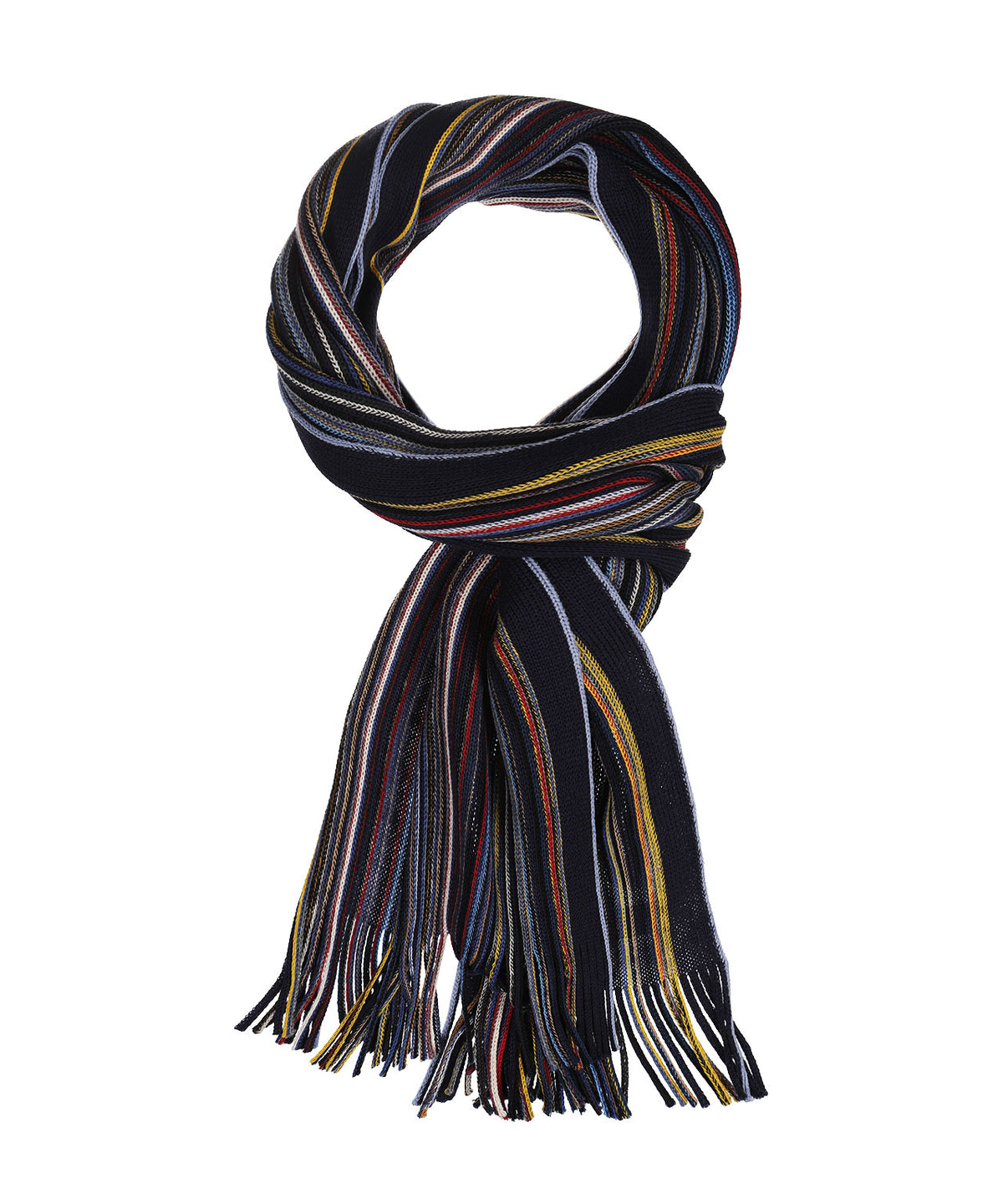 Wollstrickschal 180x26 | Blau