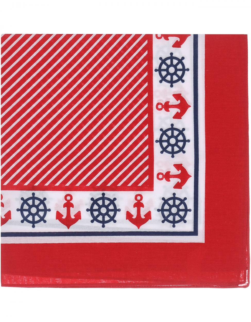 Boerenzakdoek | Streep Anker Rood