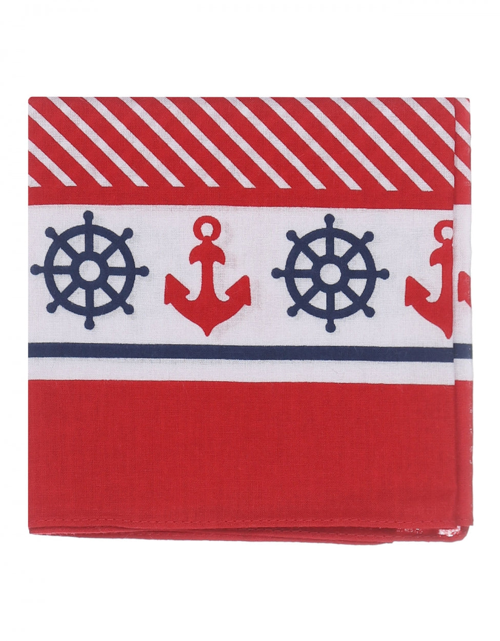 Boerenzakdoek | Streep Anker Rood