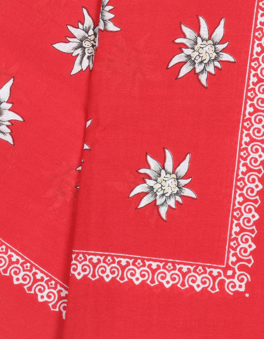Boerenzakdoek | Bloem Groot Rood