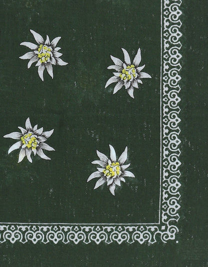 Bauerntaschentuch | Große grüne Blume