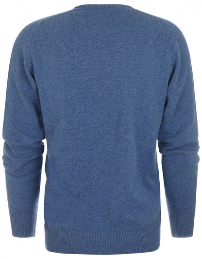 William Lockie Rundhalspullover aus Lammwolle | Jeans