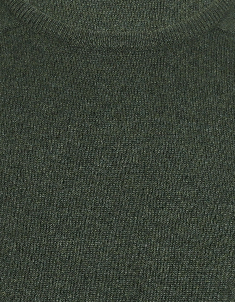 William Lockie Round Neck Lambswool Pullover | Rosemary