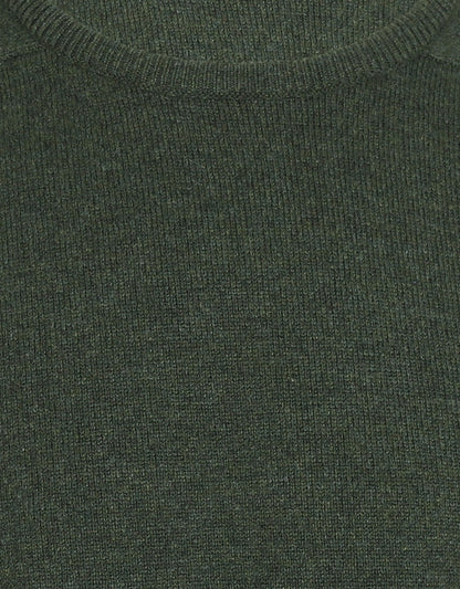 William Lockie Round Neck Lambswool Pullover | Rosemary