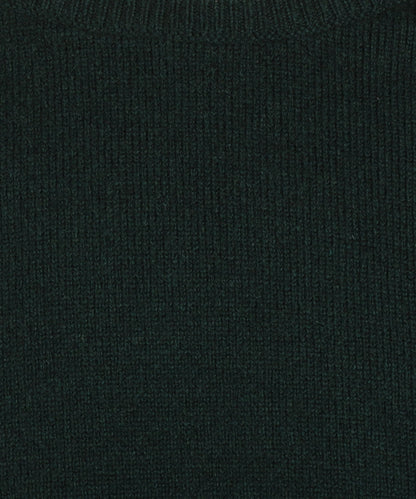 William Lockie Round Neck Lambswool Pullover | Tartan Green