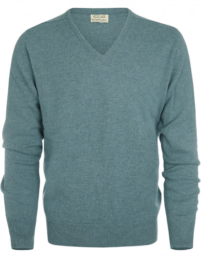 William Lockie V-Ausschnitt-Pullover aus Lammwolle | Caspian