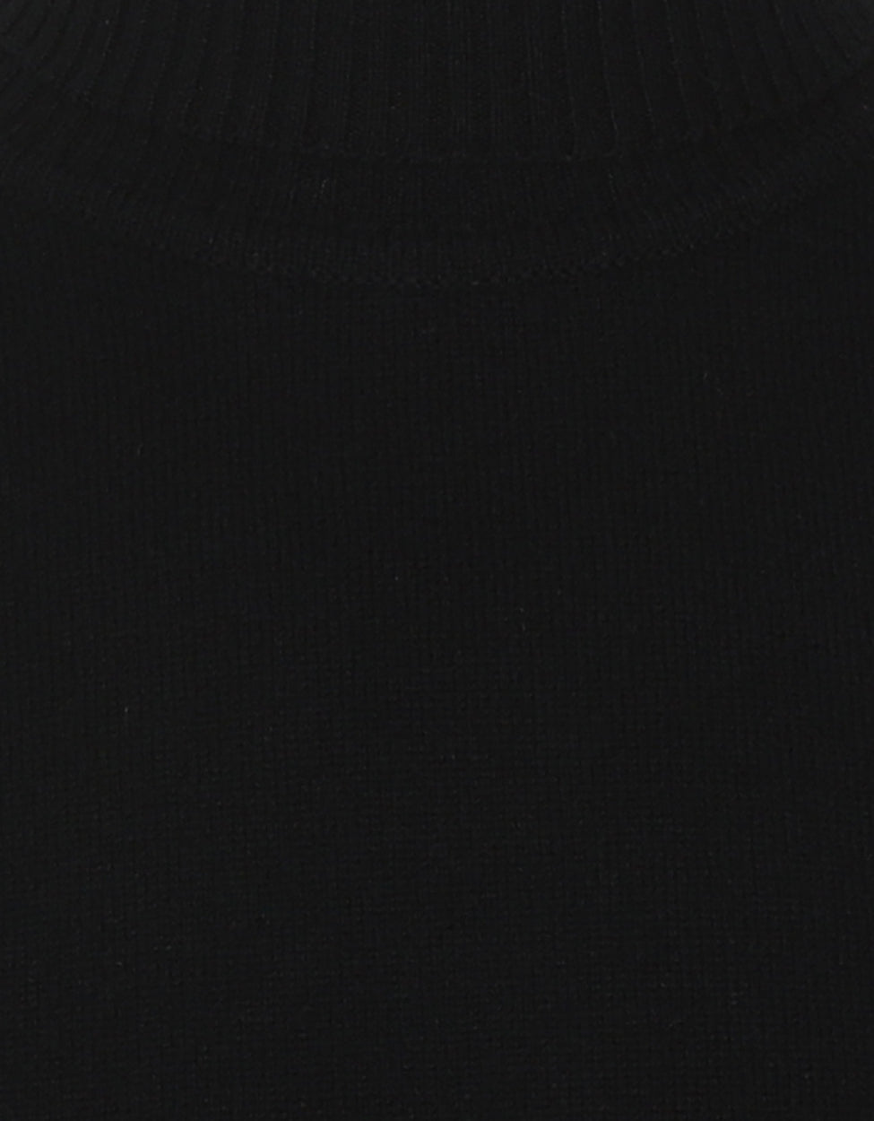 William Lockie Rollkragenpullover aus Lammwolle | Schwarz