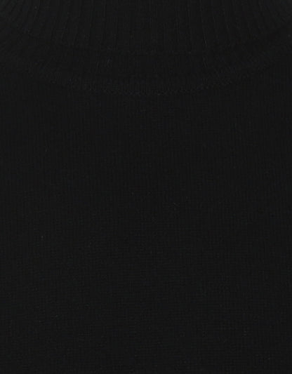 William Lockie Rollkragenpullover aus Lammwolle | Schwarz