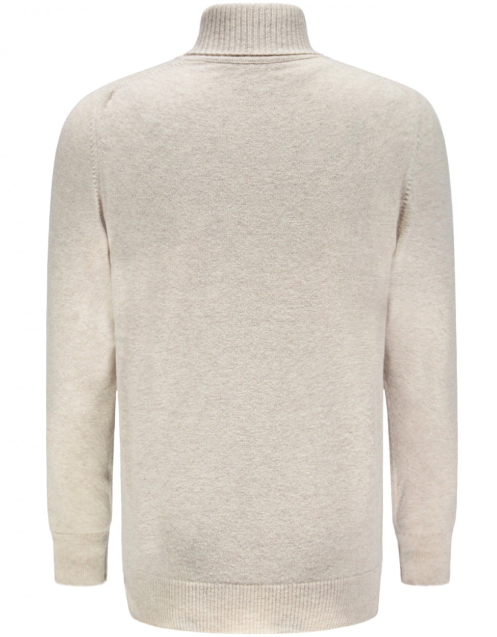 William Lockie Rollkragenpullover aus Lammwolle | Beige