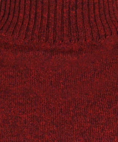 William Lockie Turtleneck Lambswool | Red Velvet