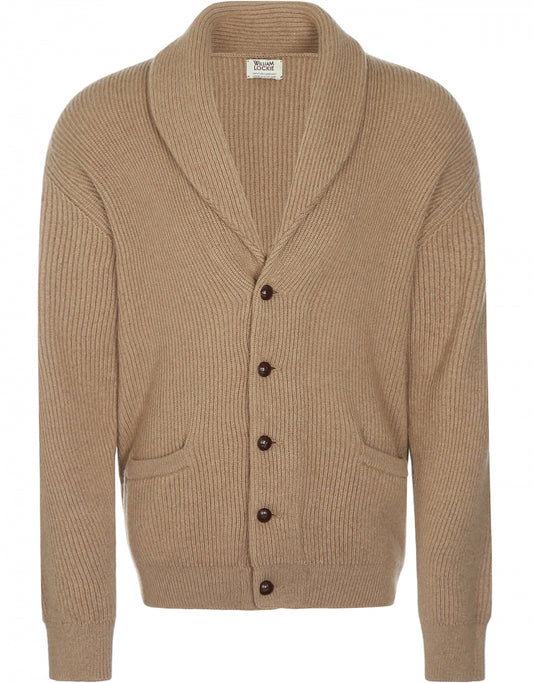 Vest Camelhair Sjaalkraag | Natural