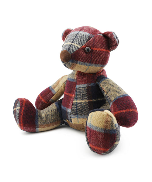 Tweed deurstopper | Rood
