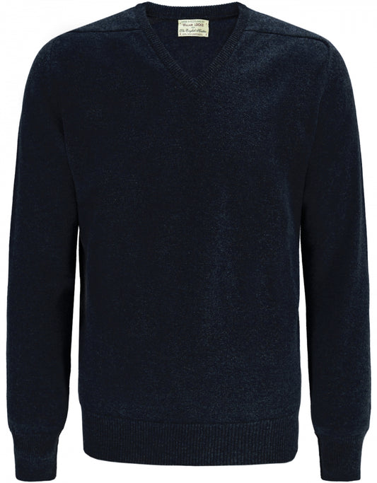 V-Hals Lamswol Dutch Fit | Navy
