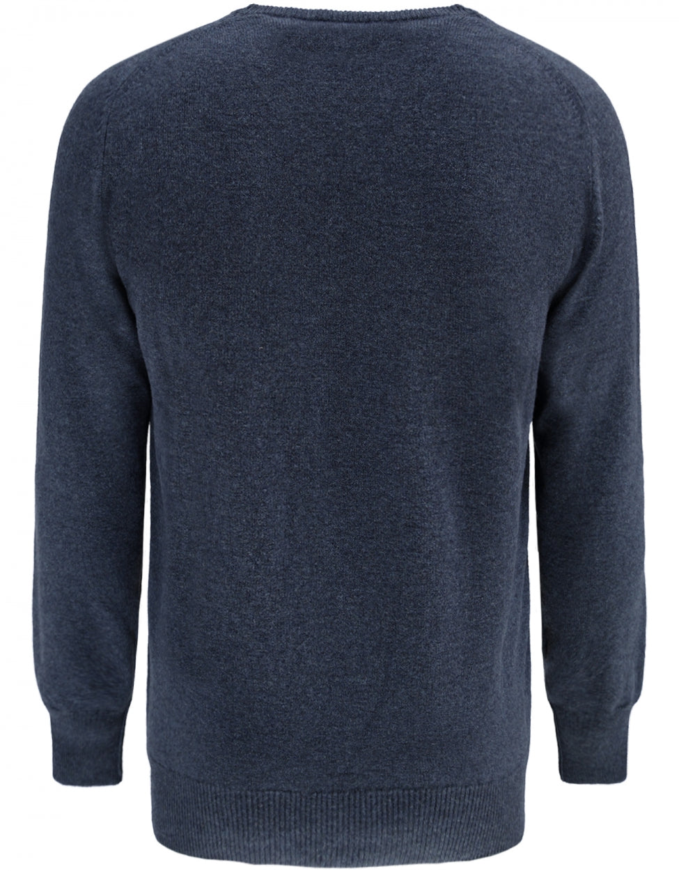 Pullover Lambswool dutch fit v-neck | Oxford Blue