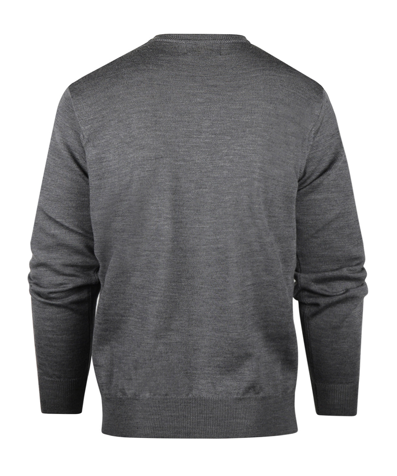 Merino wool v-neck sweater | Grey