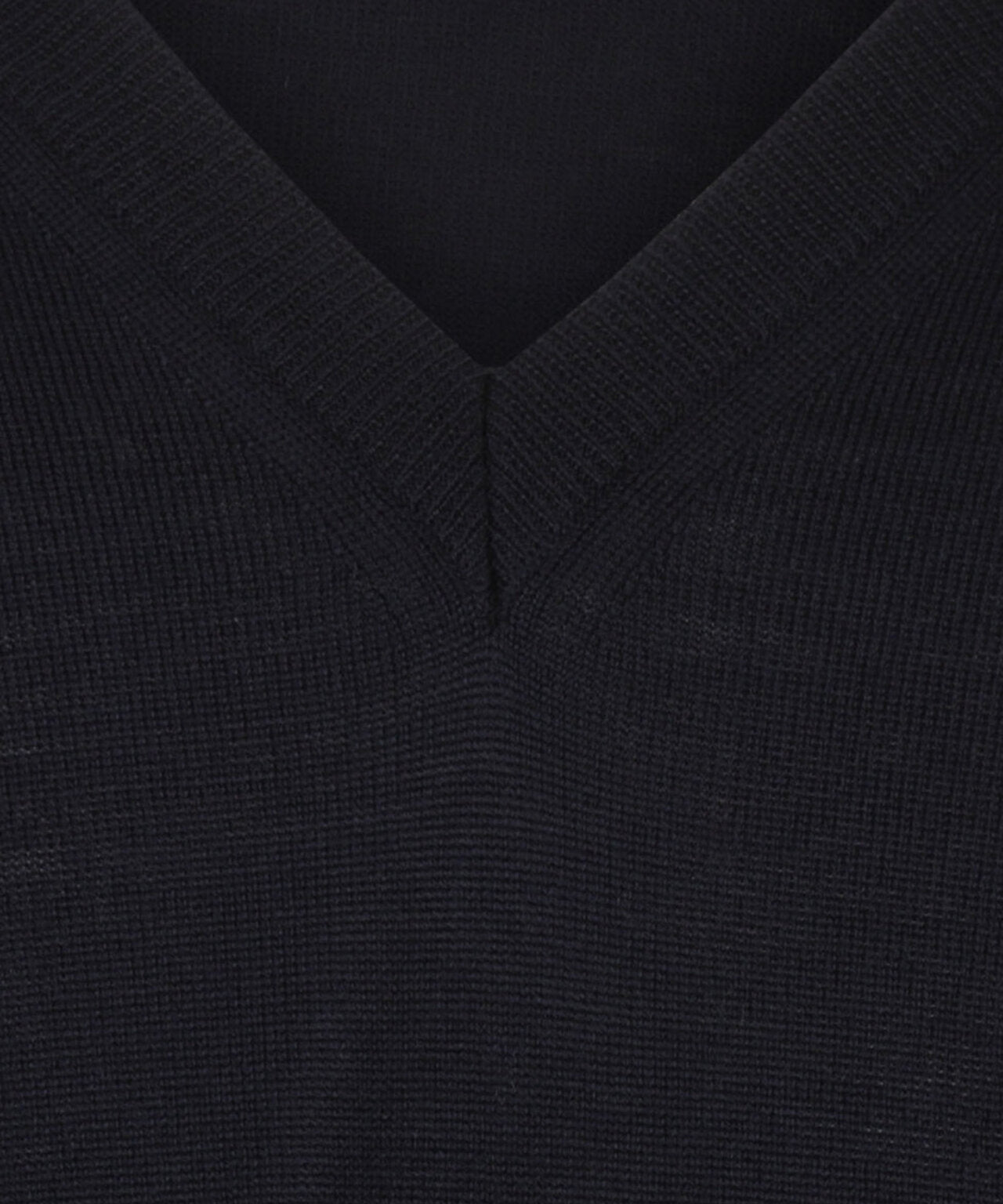 Merino V-Hals Pullover | Navy