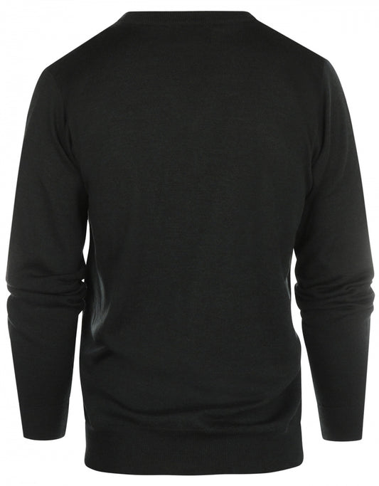 Merino V-Hals Pullover | Donker Groen