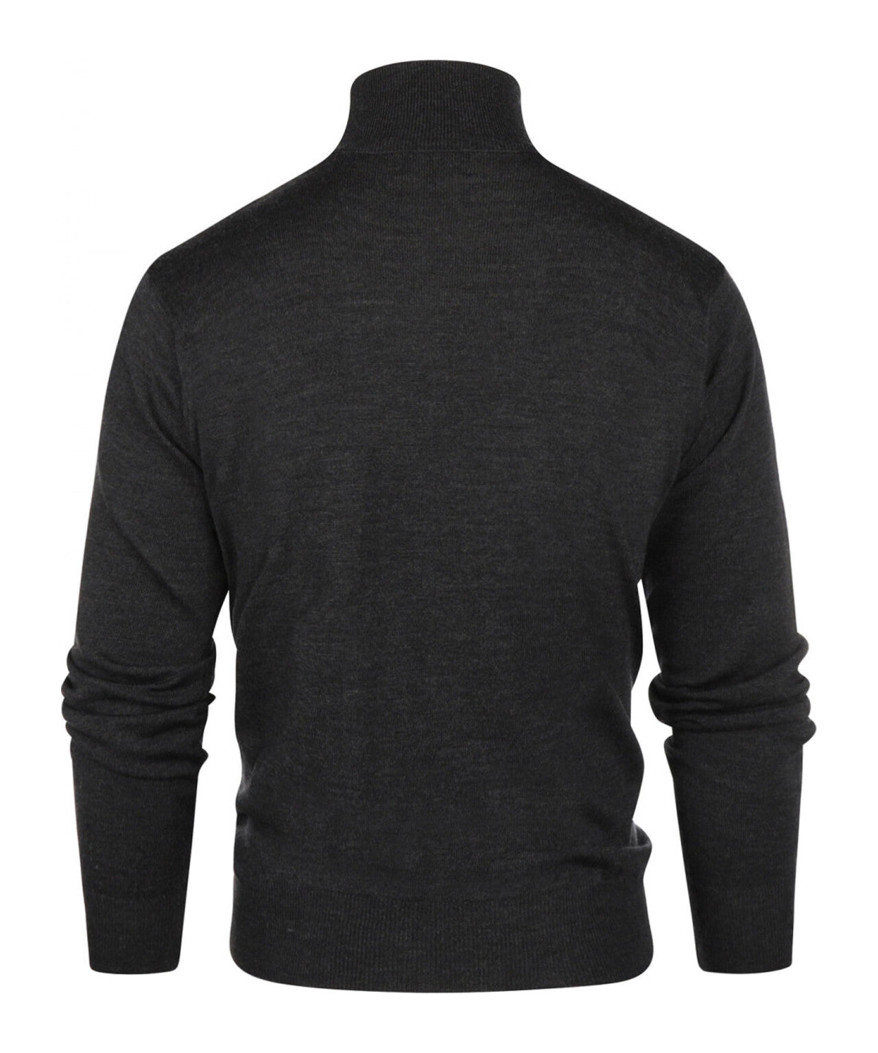 Rollkragenpullover aus Merinowolle | Anthrazit