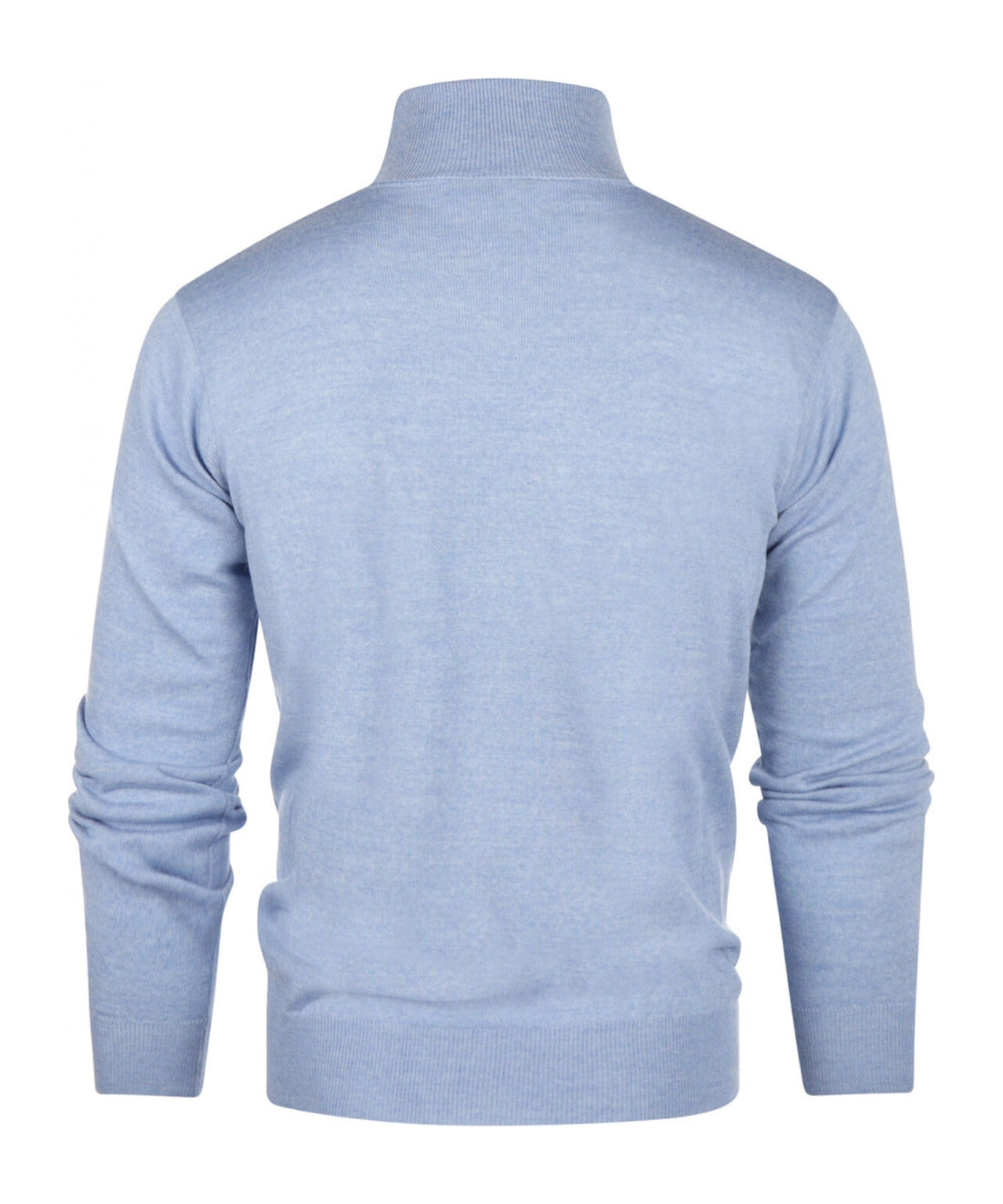 Rollkragenpullover aus Merinowolle | Hellblau