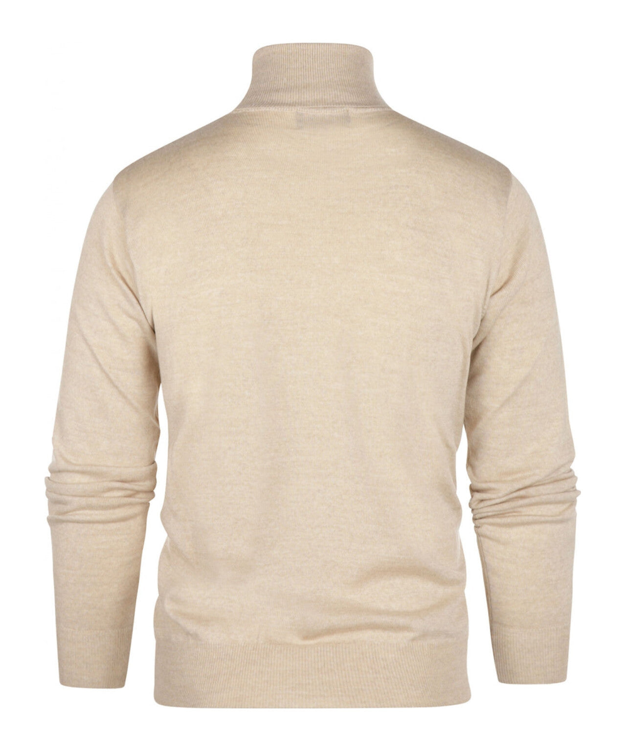 Rollkragenpullover aus Merinowolle | Beige